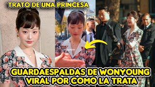 GUARDAESPALDAS DE WONYOUNG VIRAL POR COMO TRATA A LA IDOL [upl. by Reggy]