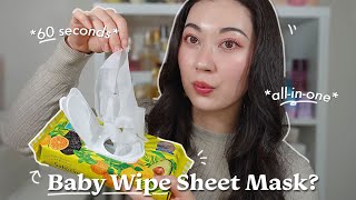 Japans Best Selling 60 second Sheet Mask Saborino Mask Review amp Explanation [upl. by Allebara]