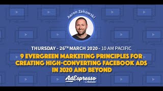 9 Evergreen Marketing Principles for Creating HighConverting Facebook Ads in 2020 and Beyond [upl. by Leelaj208]