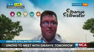 SibanyeStillwater Strike  Unions to meet with Sibanye [upl. by Astera957]