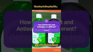 Antiseptic vs Disinfectsnt  Chemistry in everday life igrdients of dettol everydayscience [upl. by Diamond530]