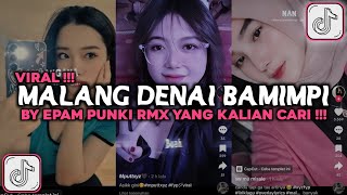 DJ MALANG DENAI BAMIMPI BY EPAM PUNKI RIMEX VIRAL TIKTOK 2024 [upl. by Aryamo]