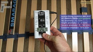 How to measure Electric fields in the bedroom compared to Building Biology Guidelines EMF [upl. by Emmett751]