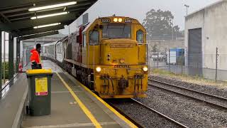 Trains in Christchurch  Coal amp TranzAlpine November amp December 2023 [upl. by Astrea644]