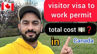 How to convert visit visa to work permit in Canada  English Subtitle [upl. by Wakeen810]