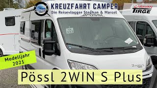 Pössl 2WIN S Plus  Modelljahr 2021  Roomtour [upl. by Tennek]