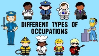 Different Types Of Occupations  Learning About Jobs And Professions For Kids  Preschool Learning [upl. by Ciryl423]