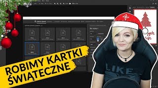 Robimy najprostsze kartki świąteczne  Photoshop tutorial  Sztuka Retuszu [upl. by Yorgos]