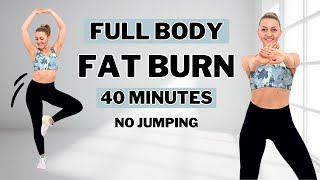 🔥40Min Full Body HIIT Workout🔥FatBurning amp Sculpting🔥All Standing  No Repeat🔥Apartment Friendly🔥 [upl. by Adnik]