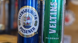 German Pilsner Head To Head Flensburger v Veltins [upl. by Namara]