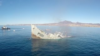 GoPro Awards Sinking a Mexican Navy Warship [upl. by Kessia]