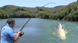 Pecanje šarana  Jezero Vučkovica  Ivanjica  Dubinsko pecanje  Fishing carp in lake [upl. by Inilam]