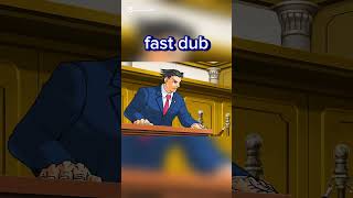 Una STRANA prova fast dub memes shorts aceattorney [upl. by Linzy]