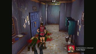 Resident Evil 2 Dreamcast  quotKnife Slayerquot Achievement [upl. by Nida240]