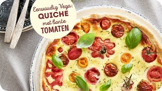 Recept Quiche met bonte tomaten [upl. by Eliak]