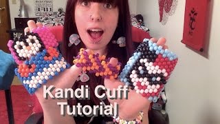 HOW TO MAKE A KANDIBEADED CUFFStep by stepHow to tutorial [upl. by Kelsey]