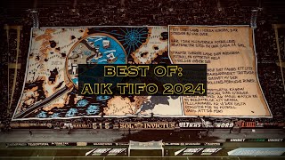 BEST OF AIK TIFO 2024 [upl. by Airdnek]