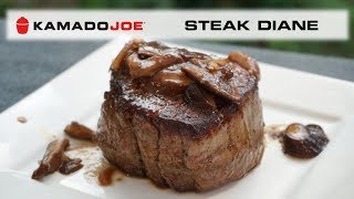 Kamado Joe Steak Diane [upl. by Ardnasyl9]