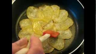 Potato Galette classic French garnish professional cooking recipe [upl. by Adnawak100]