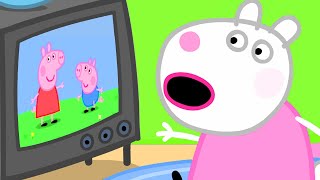 Peppa Pig is on TV  Peppa Pig Official  Family Kids Cartoon [upl. by Naegem]