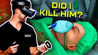 ER Doctor PLAYS Surgeon Simulator in VR  Experts Play [upl. by Esikram953]