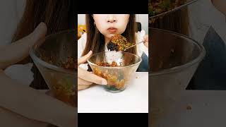 ASMR EATING PEANUT SAUCE [upl. by Quinn]