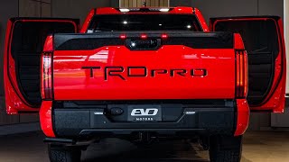 2024 Orange Toyota Tundra TRD Pro  Luxury Pickup Truck in Detail [upl. by Anairotciv143]