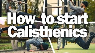 How to Start Calisthenics  Beginner Bodyweight Workout Examples [upl. by Hogen712]