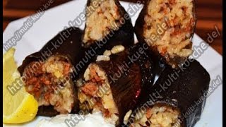 Gefüllte Auberginen – Dolma – Kuru Patlıcan Dolması [upl. by Namzed815]