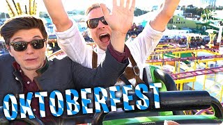 PALUTEN und REWI testen Achterbahnen auf dem OKTOBERFEST 2018 [upl. by Nauwaj]