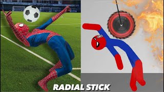 Best Falls  Stickman Dismounting compilation of funny moments 20 [upl. by Martelli]