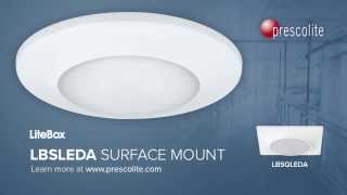 Prescolite LBSLEDA Surface Mount [upl. by Ekul]