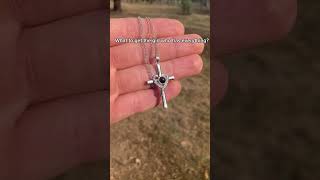 Surprise the one who has everything necklace cross bibleverse [upl. by Sevik]