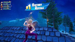 SpiderGwen Vegeta Demi and Artemis Squad Victory  Fortnite Ch5 S3 [upl. by Nwonknu]