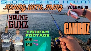 FISHING WITH FRENZ VOL 10 THE YOUNG GUNZ AT CAMBOZ fishing fishinghawaii fishingtechniques [upl. by Apurk]