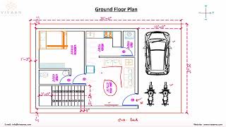 Duplex House Plan on 25 ft x35 ft site with road on east side [upl. by Conlin531]