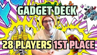 My 28 Player Edison tournament was won by GADGETS 1st Place Deck Profile feat Rusty Adler [upl. by Nowahs]