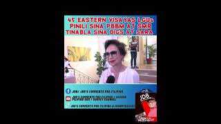 MGA BISAYANG LIDER TINABLA SINA TATAY DIGONG AT INDAY SARA PINILI SI SMR AT PBBM [upl. by Haikezeh574]