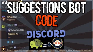 How To Create A Discord Suggestions Bot With Sticky Message At The Top YagpdbCarl Custom Command [upl. by Philbrook]