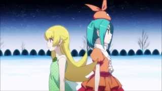 Tsukimonogatari Shinobu vs Yotsugi [upl. by Wendie]