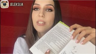 BALKANSKA KLINIKA ZA SPAVANJE 3  ASMR čitanje knjige 📚 [upl. by Magnusson]