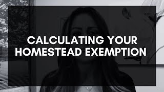 Calculating The Homestead Exemption in Texas [upl. by Leagiba]