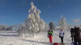 Winterberg im Schnee 2017  Wunderschöne Landschaft auf dem Kahlen Asten in Winterberg [upl. by Oiluj870]