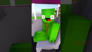 Mikey Prank and the end   Baby zombie minecraft animations [upl. by Evie862]