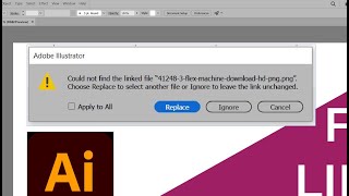 illustrator FILES MISSING or MODIFIED Error Solution [upl. by Noah]