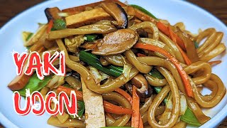 Yaki Udon Noodles Recipe with Vegetables and Tofu  Stir Fry Udon Noodles  Dinner and Lunch [upl. by Nitnerb]