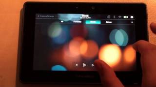 BlackBerry PlayBook Review  VideoTestbericht  QNXWalkThrough [upl. by Wadsworth]