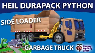 HEIL Durapack Python Side Loader Garbage Truck [upl. by Baelbeer]