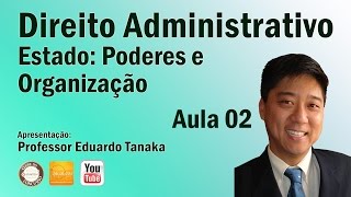 Direito Administrativo  Aula 02 Estado Poderes e Organização Administrativa [upl. by Ahsekar]