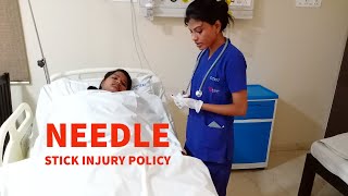 Needle Stick Injury Policy I Needle Stick Injury Management in Hospitals I NABH Policyamp SOP [upl. by Anabel]